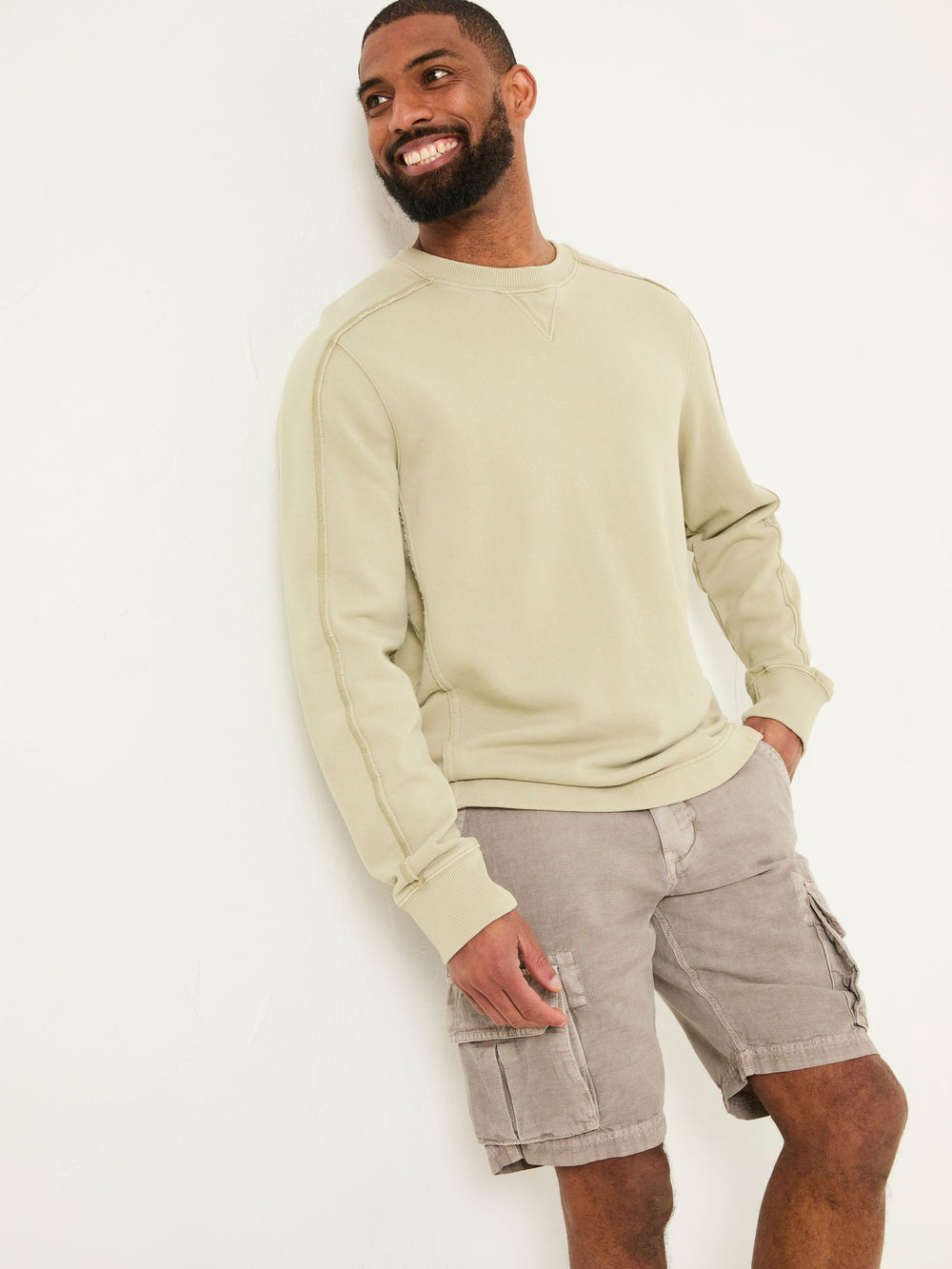 Otterton Sage Green Crew Neck Sweatshirt