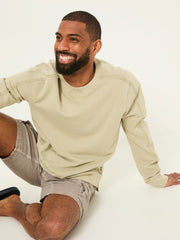 Otterton Sage Green Crew Neck Sweatshirt