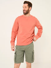 Otterton Orange Crew Neck Sweatshirt