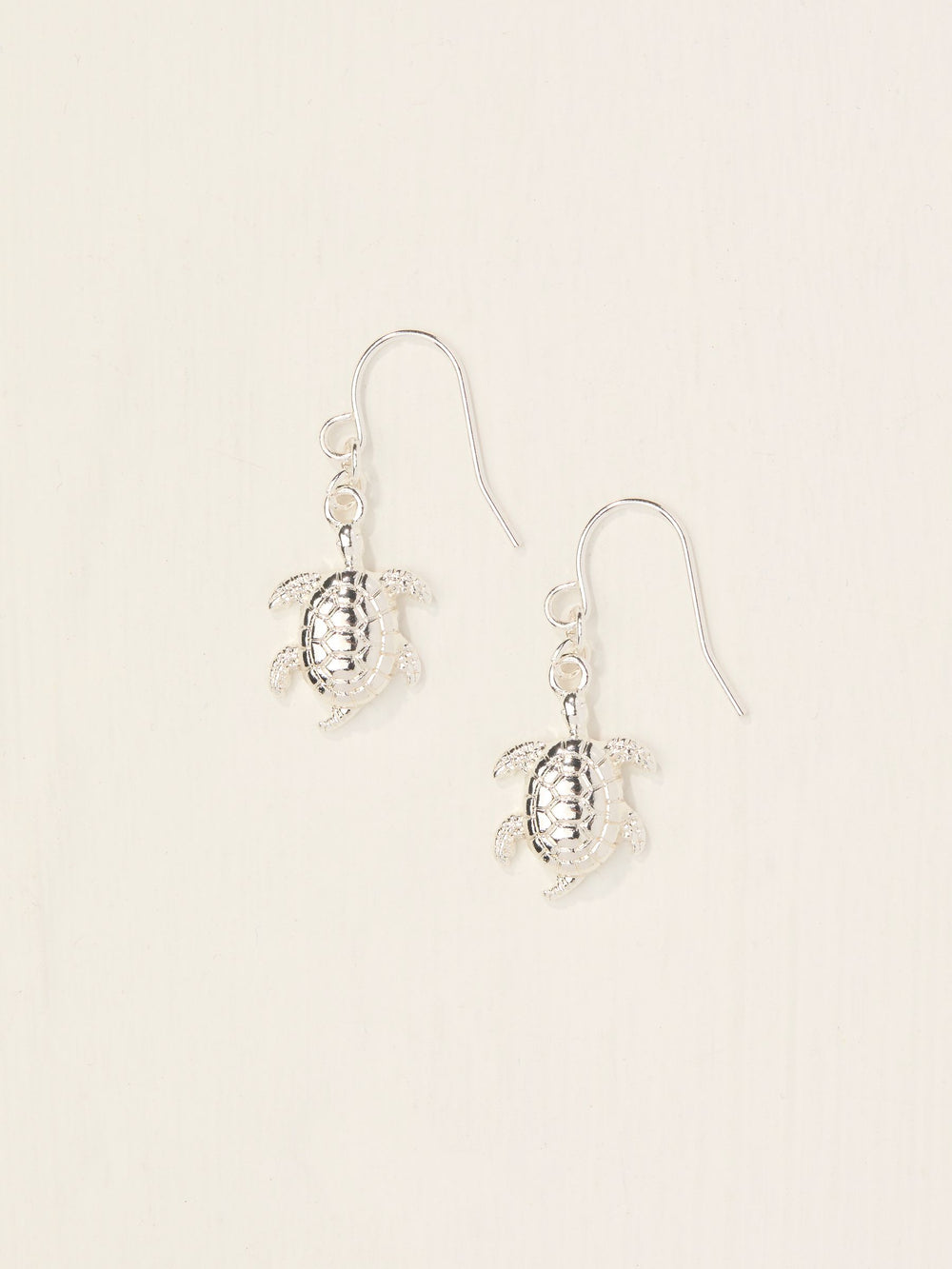 Gold Tone Turtle Drop Earrings
