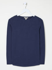 Bree Navy Long Sleeve T-Shirt