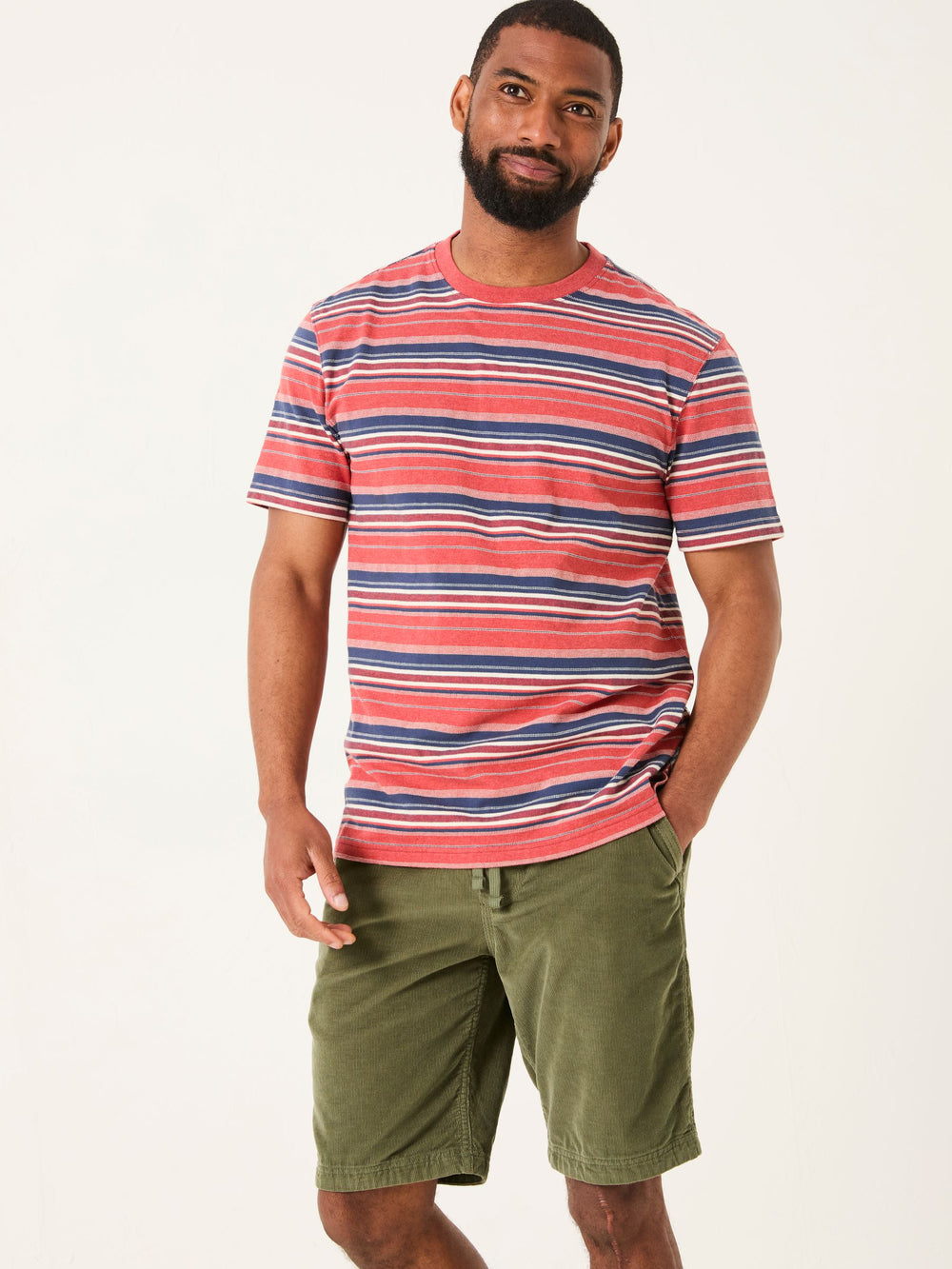 Cheriton Red Stripe Tshirt