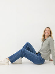 Carmel Blue Denim Comfort Straight Jeans