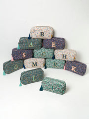 Multi Colour Alphabet Cosmetic Bag