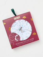 White Microfibre Scrunchie
