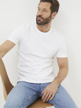 Lulworth White 100% Cotton Crew T-Shirt