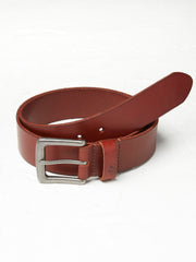 Tan Brown Italian Leather Belt