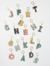 Multicolour Alphabet Keyring