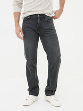 Vintage Black Straight Fit Jeans