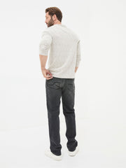 Vintage Black Straight Fit Jeans