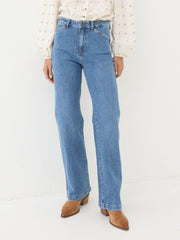 Elise Denim Vintage Wide Leg Jeans