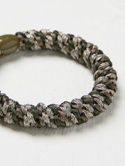 Khaki Green Twist Hair Tie