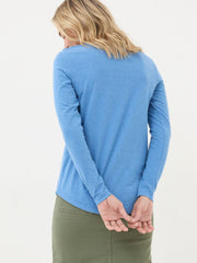 Bree Cobalt Blue Long Sleeve T-Shirt