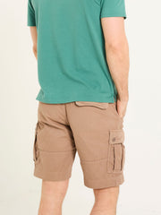 Breakyard Mid Brown Cargo Shorts
