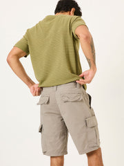 Bude Light Grey Cargo Shorts
