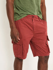 Bude Dark Red Cargo Shorts