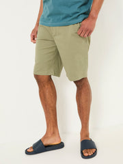 Mawes Khaki Green Chino Shorts