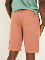 Dark Orange Stow Garment Dye Shorts