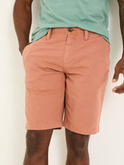 Dark Orange Stow Garment Dye Shorts