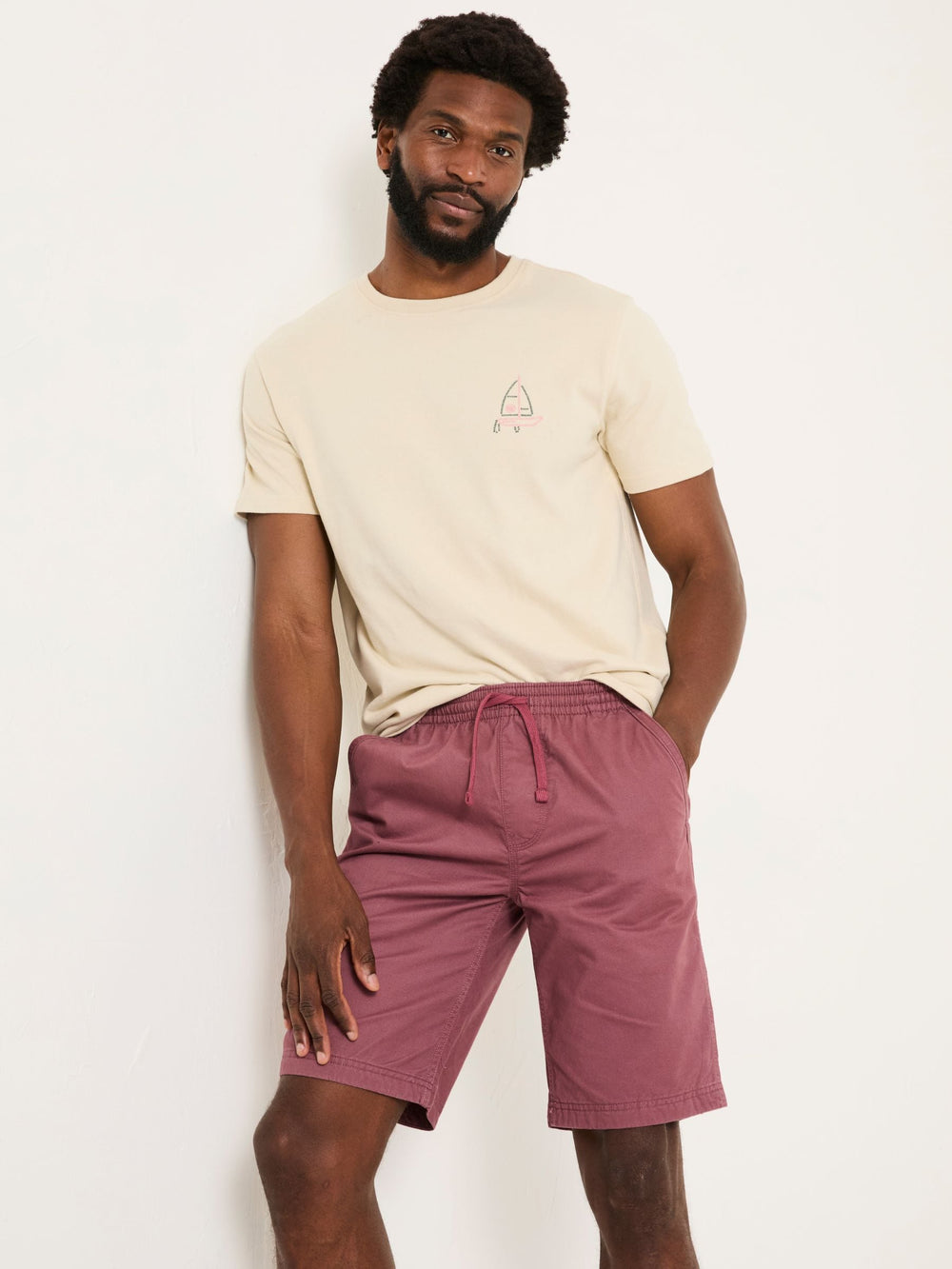 Seaton Plum Purple Pull On Shorts