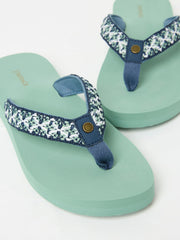 Pentle Green Haze Flip Flops