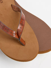 Tan Brown Emmy Flip Flops