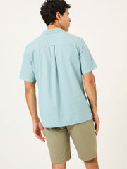 Bugle Light Blue Linen Cotton Shirt