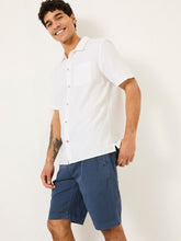 Bugle White Linen Cotton Shirt
