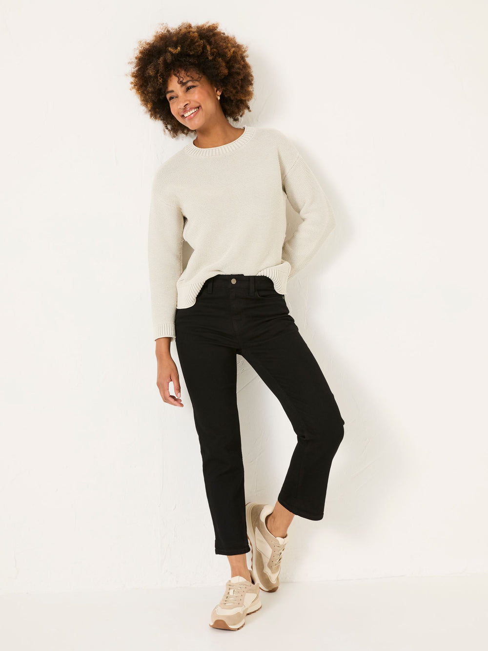 Sway Black Cropped Jeans