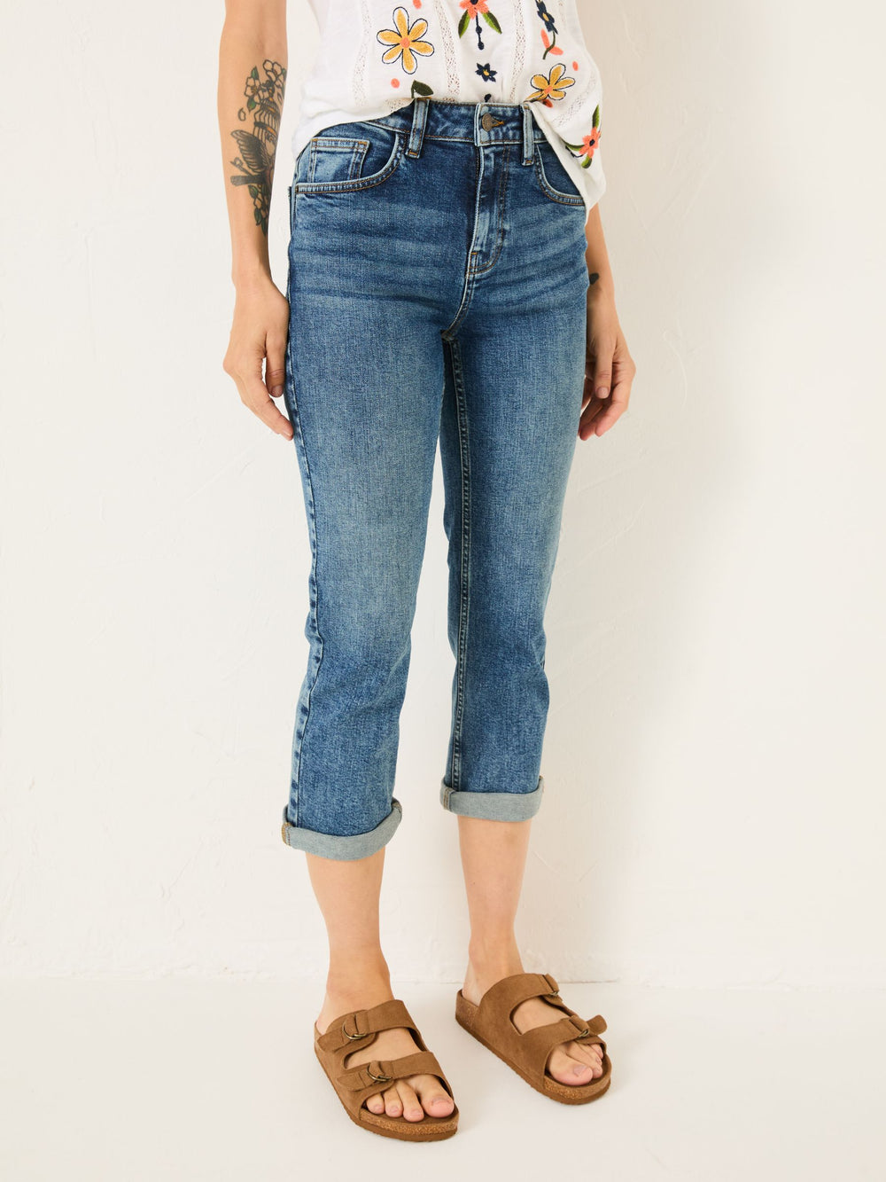 Sway Denim Vintage Cropped Jeans