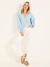 Elise Ivory Wide Leg Jeans