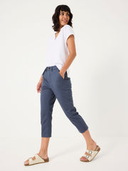 Farnham Charcoal Grey Cropped Chino Trousers
