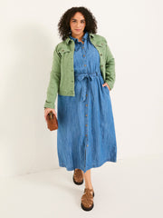 Tasha Green Denim Jacket