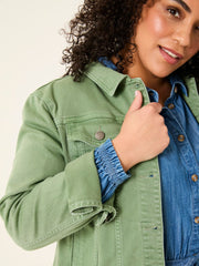 Tasha Green Denim Jacket