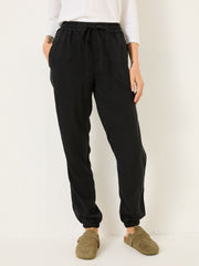 Lyme Black Cuffed Joggers