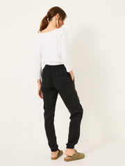 Lyme Black Cuffed Joggers