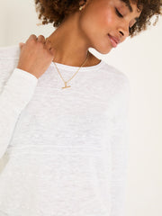 Isabelle White Knitted Jumper