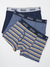 Navy Blue Stripe Classic Boxers 3 Pack