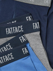Blue & Grey Classic Boxers 3 Pack