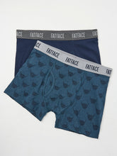 Teal Blue Cow Classic Boxers 2 Pack
