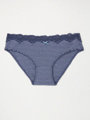 Blue Striped Mini Knickers