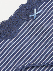 Blue Striped Mini Knickers
