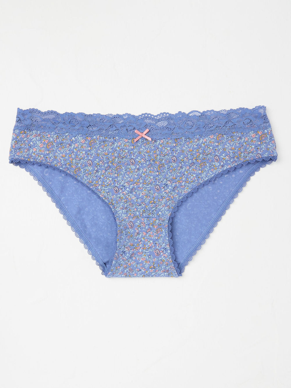 Blue Vine Floral Mini Knickers