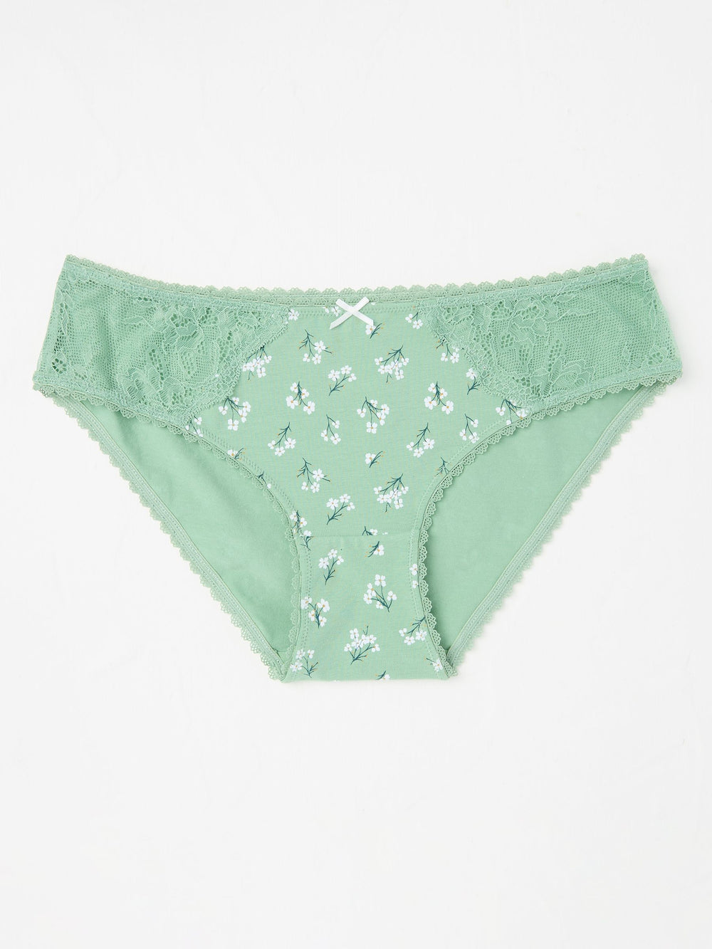 Green Floral Mini Knickers