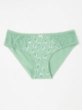Green Floral Mini Knickers