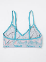 Grey Striped Bralette