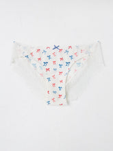 White Bow Cheeky Knickers