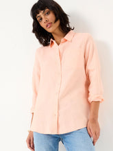 Coral Pink Olivia Linen Shirt