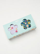 Teal Blue 2 Pack of Floral Socks in a Box