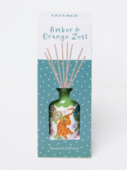 Green Multi Tiger Print Ceramic Diffuser